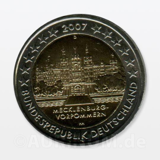 2 Euro Deutschland 2007 Mecklenburg Vorpommern J