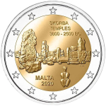 2 Euro Malta 2020 Tempel von Skorba - Prähistorische...