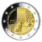 2 Euro Set Deutschland 2020 Kniefall von Warschau Mz. A...