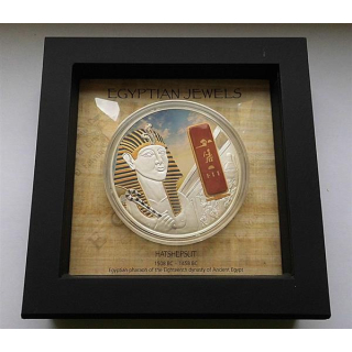 Fiji 2 Unzen Silber 50 Dollar  Ägyptische Jewels - Hatshepsut 2012 PP