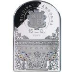 Andorra 15 Dinars Renaissance Madonna Filippo Lippi...