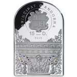 Andorra 15 Dinars Renaissance Madonna Cranach - Madonna...