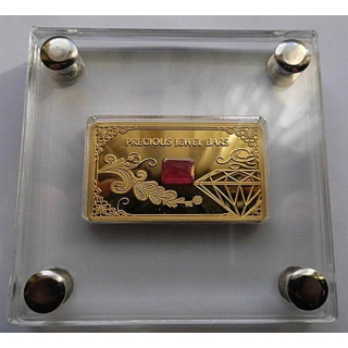 1 Unze Silber Kamerun 1000 Francs  Precious Jewel Bars Rubin 2020