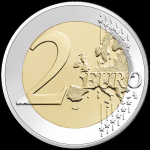2 Euro Portugal  75 Jahre Vereinten Nationen 2020 bfr